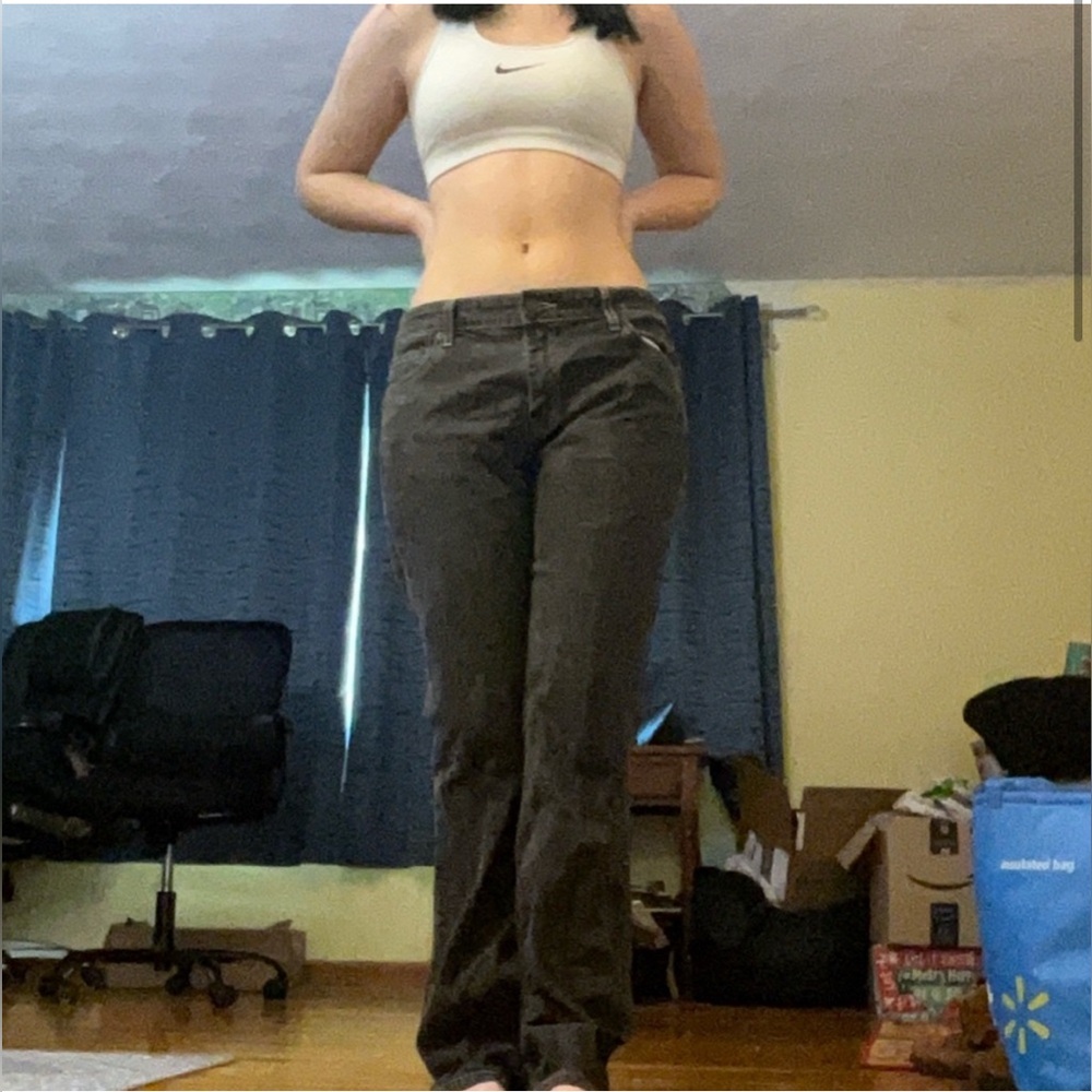 Levi Strauss Dark Gray Lowrise Bootcut Jeans